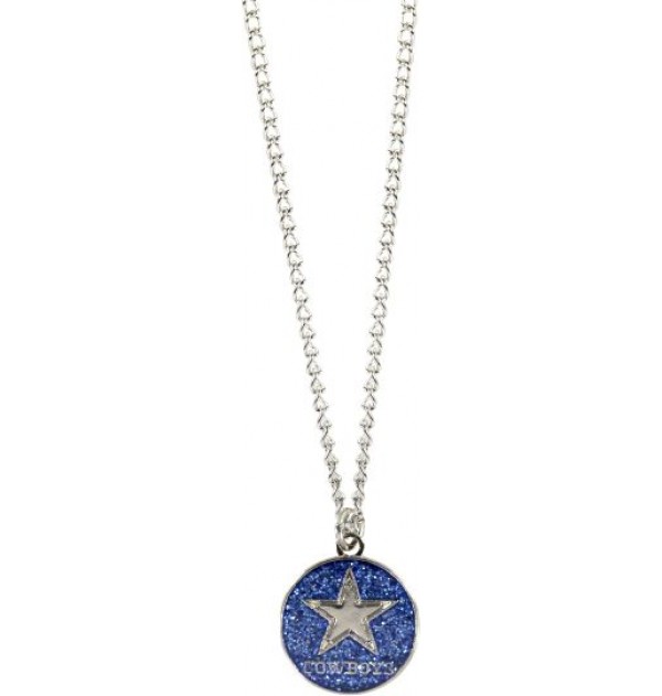 NFL Dallas Cowboys Glitter Necklace