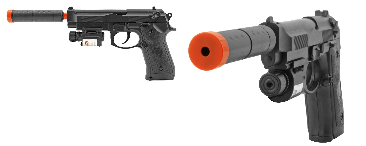 AIRSOFT Gun - P2218C w/Laser