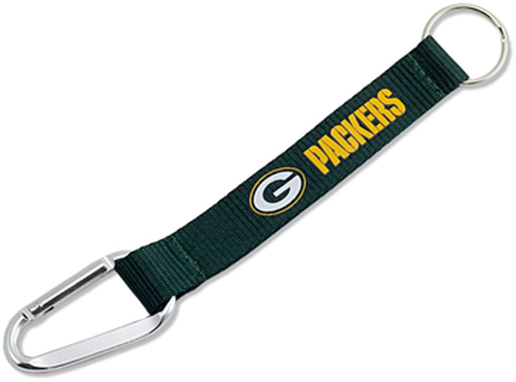 NFL Green Bay Packers Carabiner Lanyard KEYCHAIN