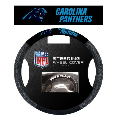 NFL Carolina Panthers Steering Wheel Cover