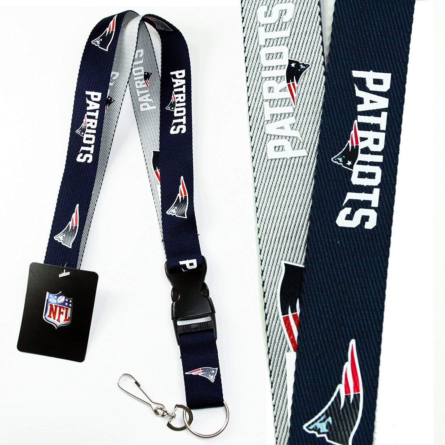 NFL NEW England Patriots Lanyard-Two Tone