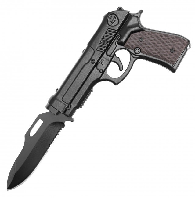 KNIFE - PF27BK Gun Black