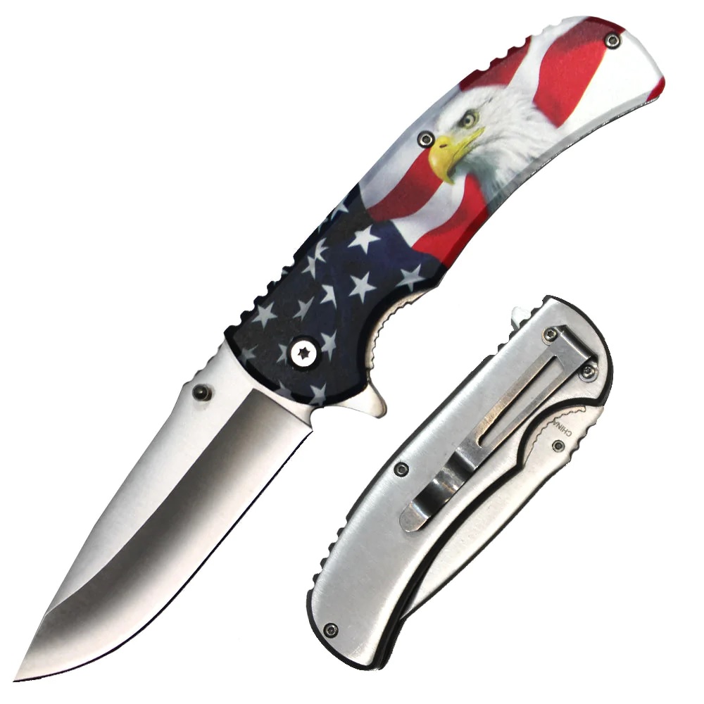 Knife - PK1536-US2 Eagle USA FLAG