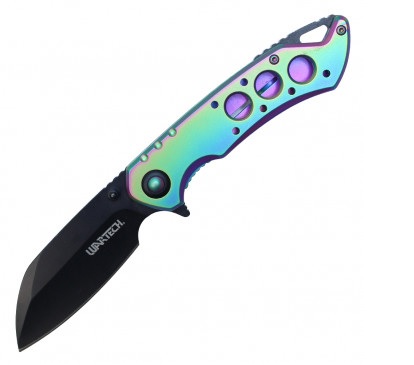 KNIFE - PWT384RW Spring Assisted w/Holes