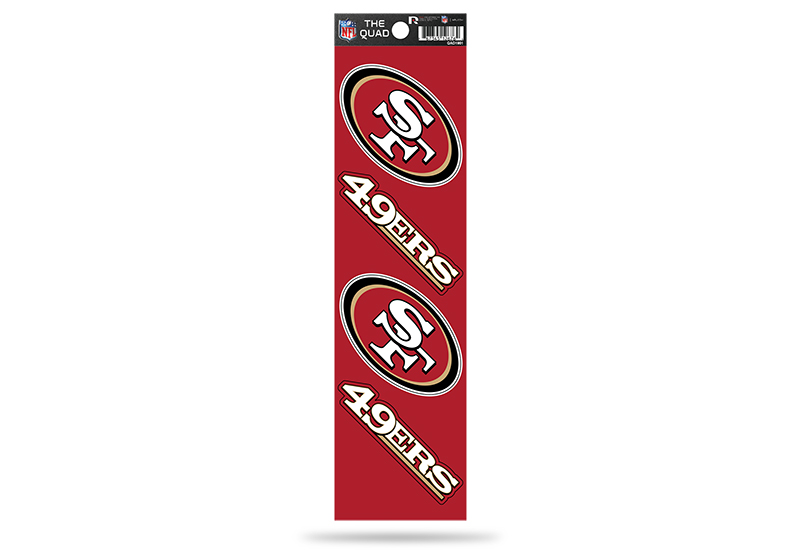 NFL San Francisco 49ers - Quad DECAL
