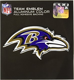 NFL Baltimore Ravens Auto Emblem - Color