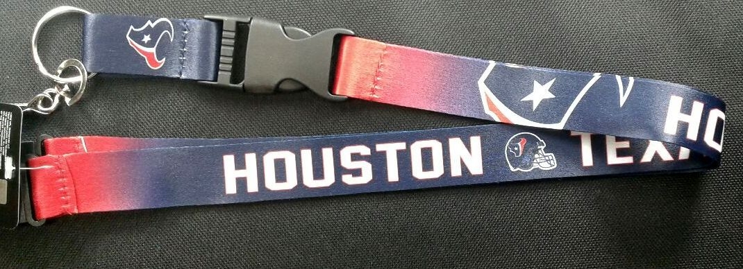 NFL Houston Texans Crossover Lanyard