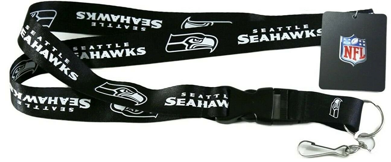 NFL Seattle Seahawks Blackout Lanyard