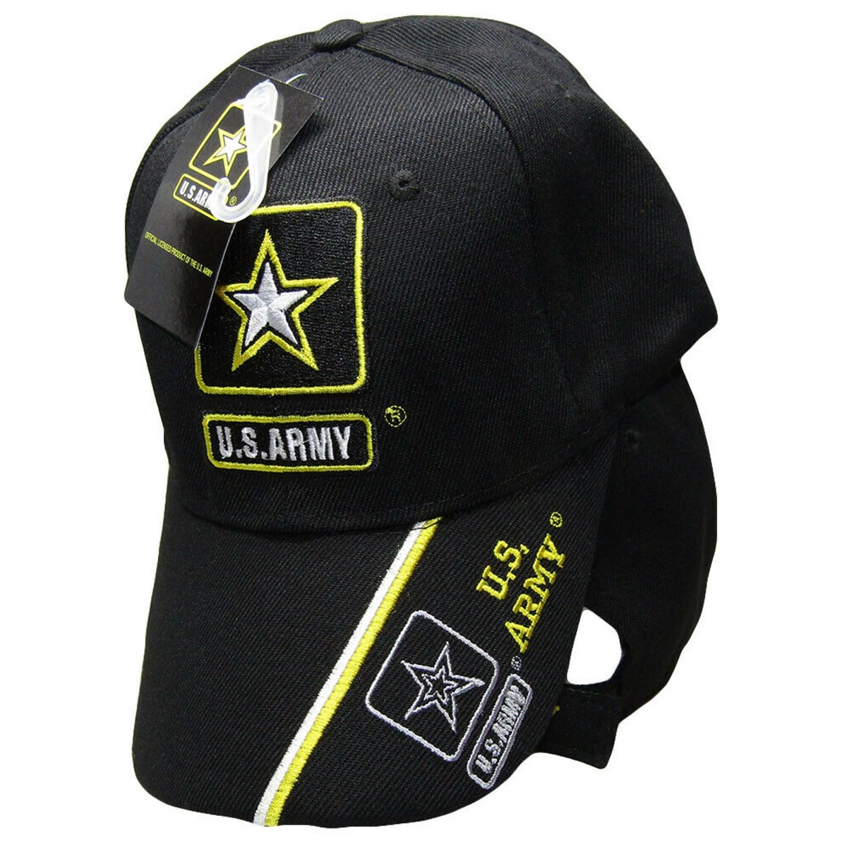 United States Army HAT With Double Star Logo - BK CAP601L