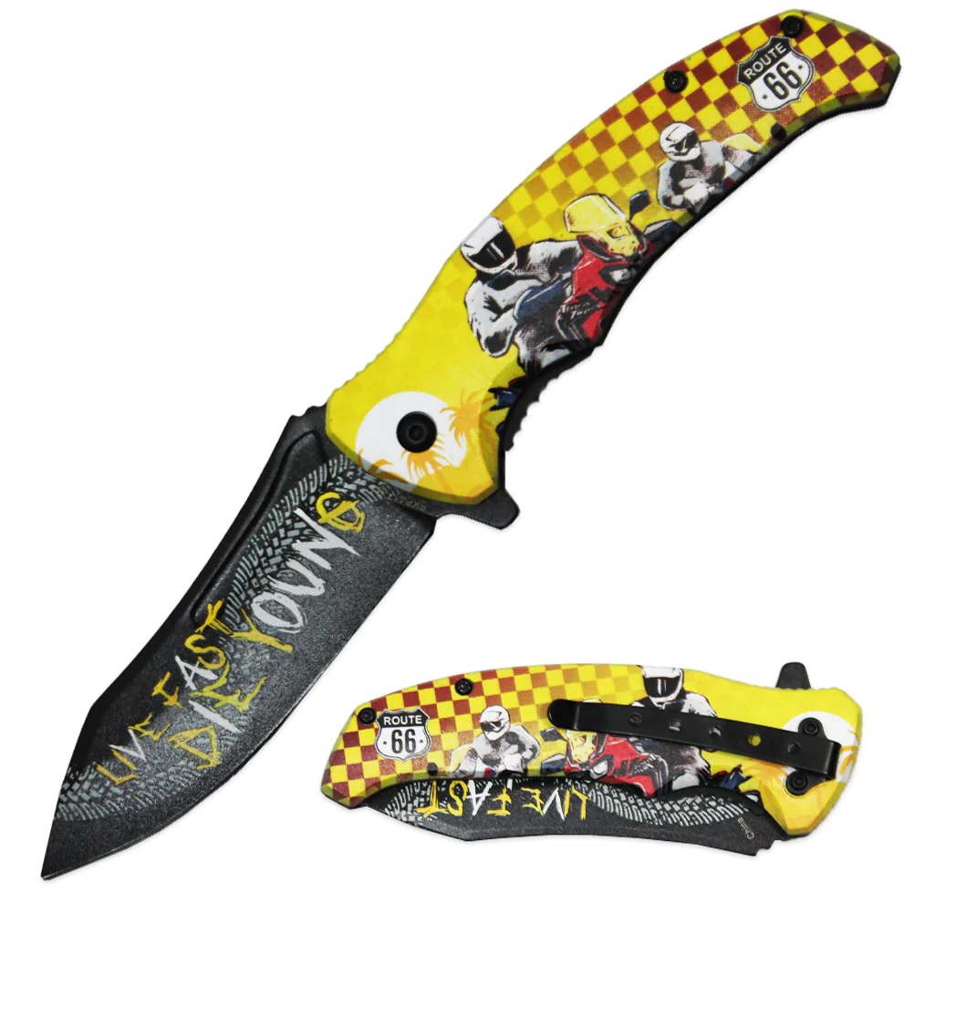Knife - SK6417-B1 ROUTE 66