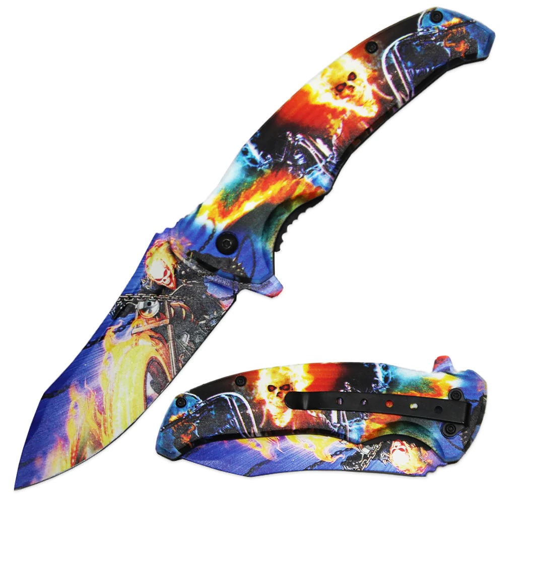 Knife - SK6417-D3 SKULL