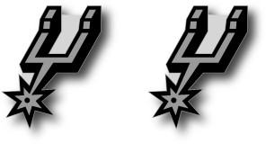 NBA San Antonio Spurs EARRINGS - Post