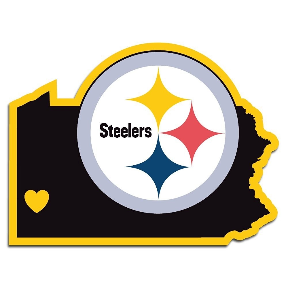 NFL Pittsburgh STEELERS Home State Decal 