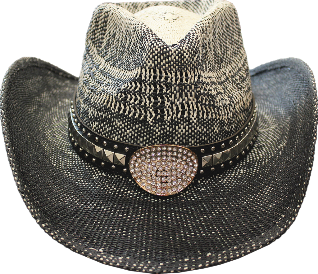 STRAW HAT - Crystal Oval 3634D