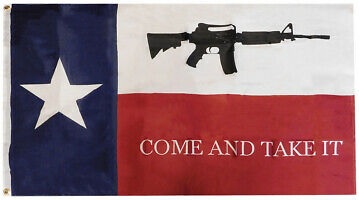 FLAG - Texas Come&Take It Rifle 