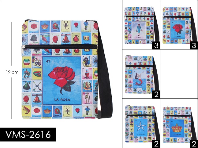 PURSE - Loteria Side VMS-2616 SOLD BY THE DOZEN