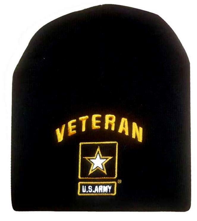 Military BEANIE - U.S. Army Veteran Star Logo WIN591M